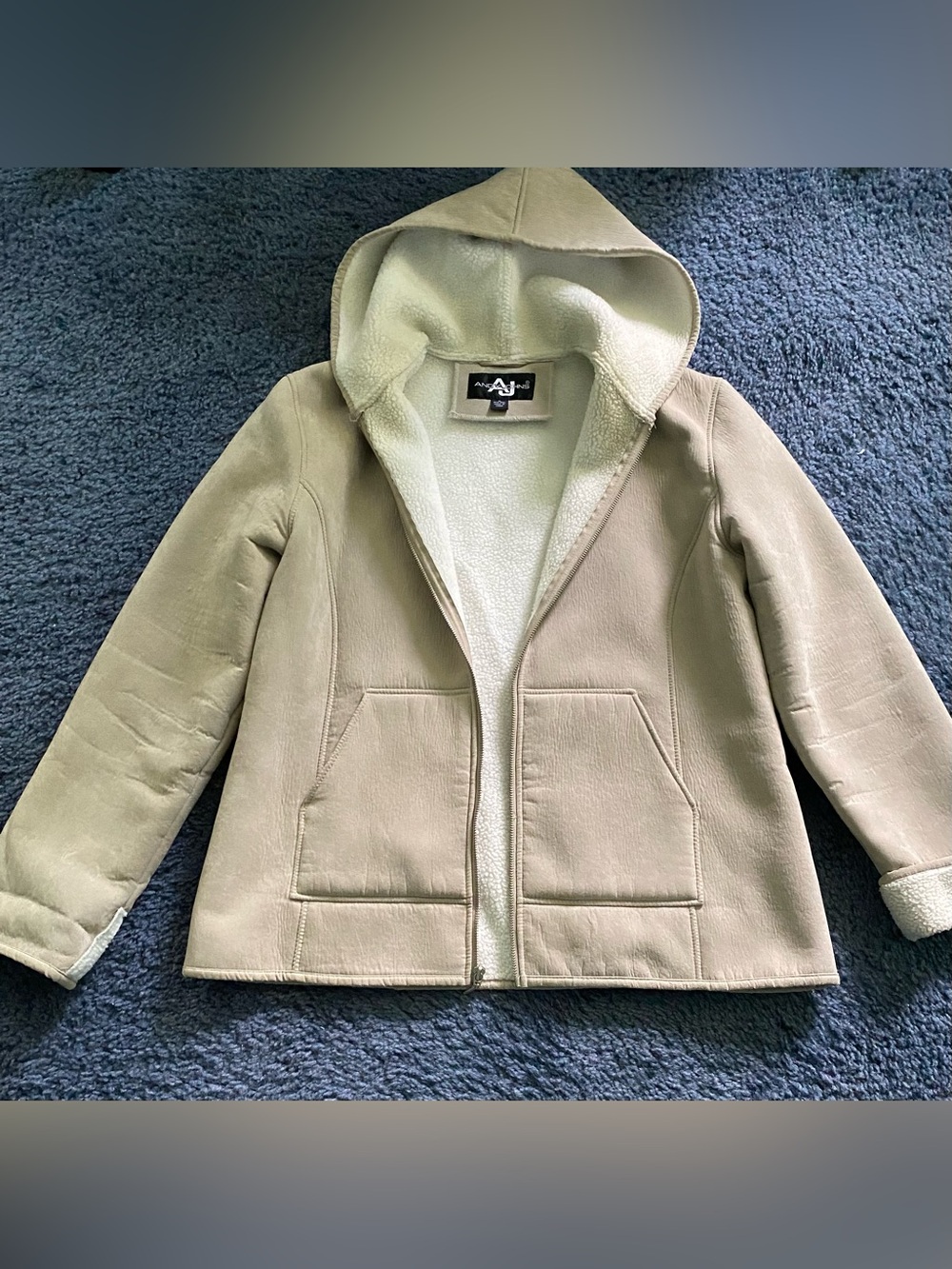 Andy Johns Tan Suede Jacket, size medium